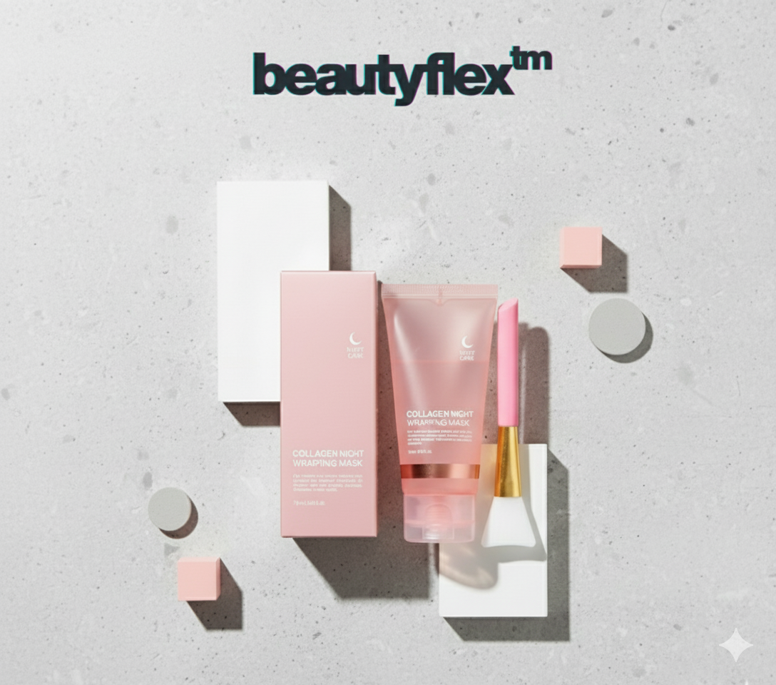Collagen night wrapping face mask